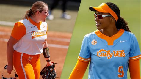 Tennessee vols softball - TAMPA, Fla. – The No. 9/12 Lady Vols softball team picked up two more wins Saturday at the USF Invitational, defeating No. 5 Clemson 1-0 in game one before run-ruling UIC 12-0 in the afternoon's second game at USF Softball Stadium. True freshman Karlyn Pickens got the start versus Clemson and tossed a gem as she shutdown the …